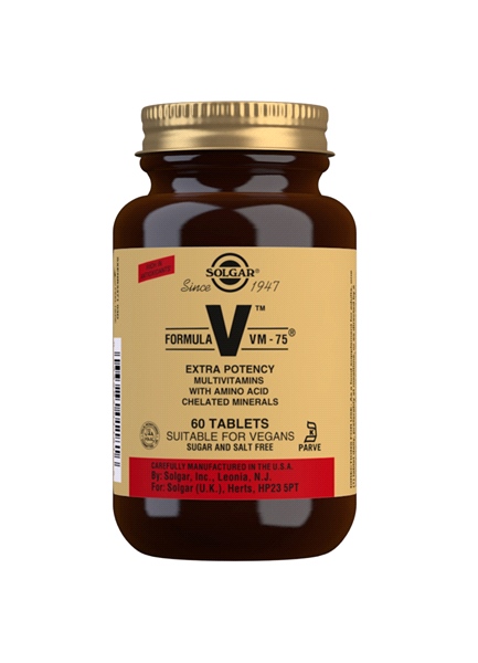 Solgar - VM-75 Multivitamins  (60 Tabs)